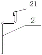 Bracket structure of compact high pressure sodium lamp