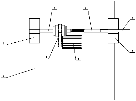 Width-adjustable rail car walking mechanism