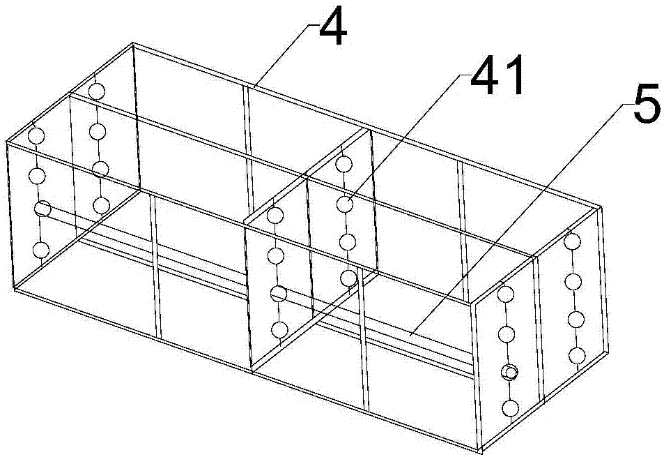 Fixing device for relief pipeline for petroleum drilling