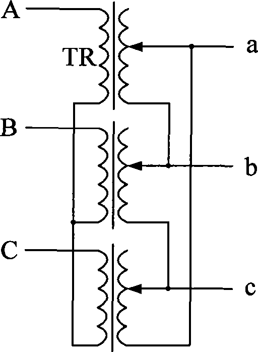 Voltage falling generator for wind power electricity generation