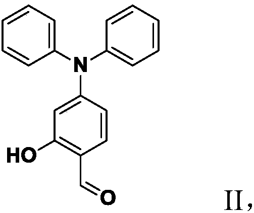 Organic second-order nonlinear optical chromophore modified by flexible isolating group and preparation method and application thereof