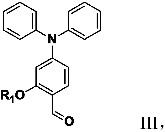 Organic second-order nonlinear optical chromophore modified by flexible isolating group and preparation method and application thereof