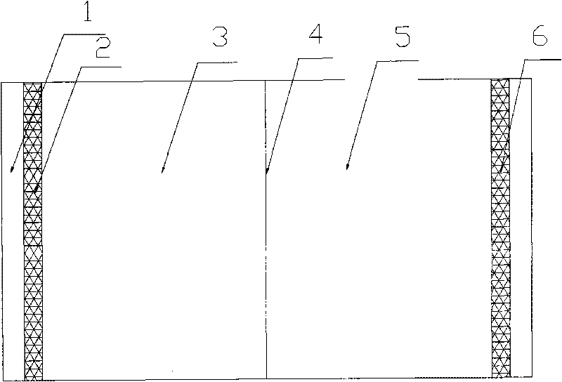 Algous cathodal double-chamber microbiological fuel cell and application thereof