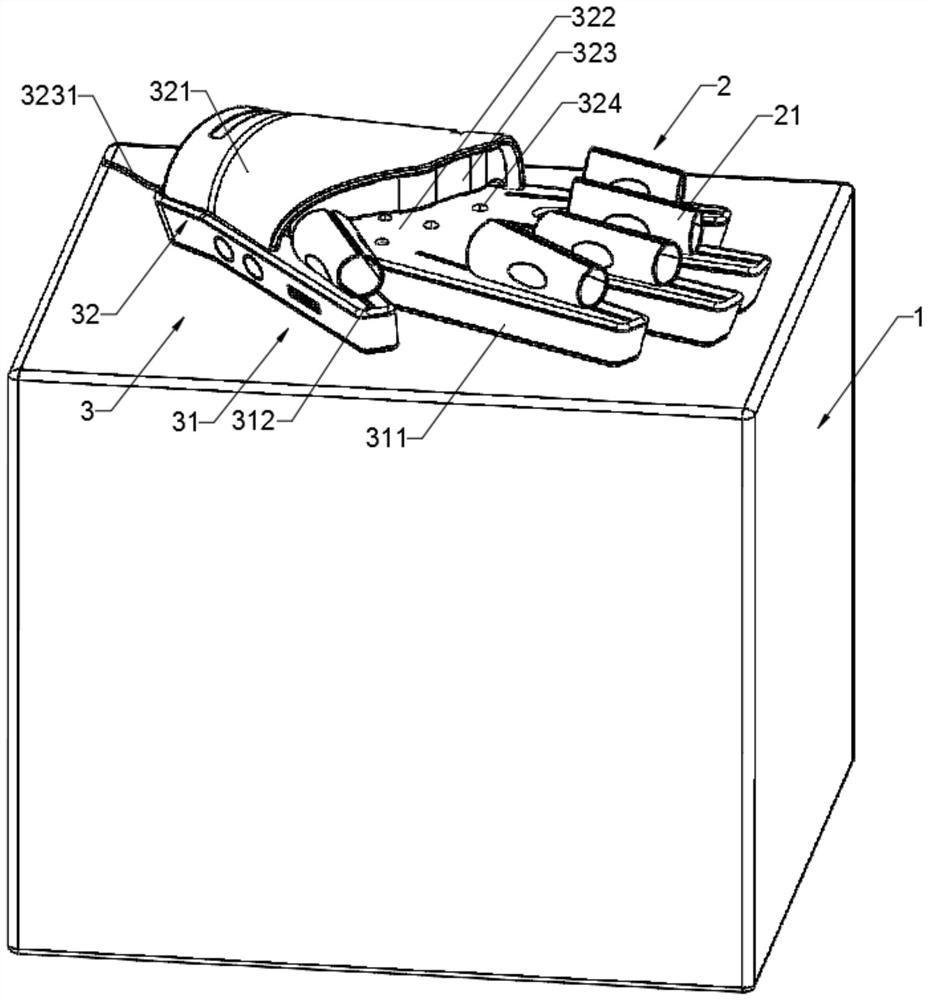 Cold and hot type separated-finger device based on low-frequency pulse electrotherapy