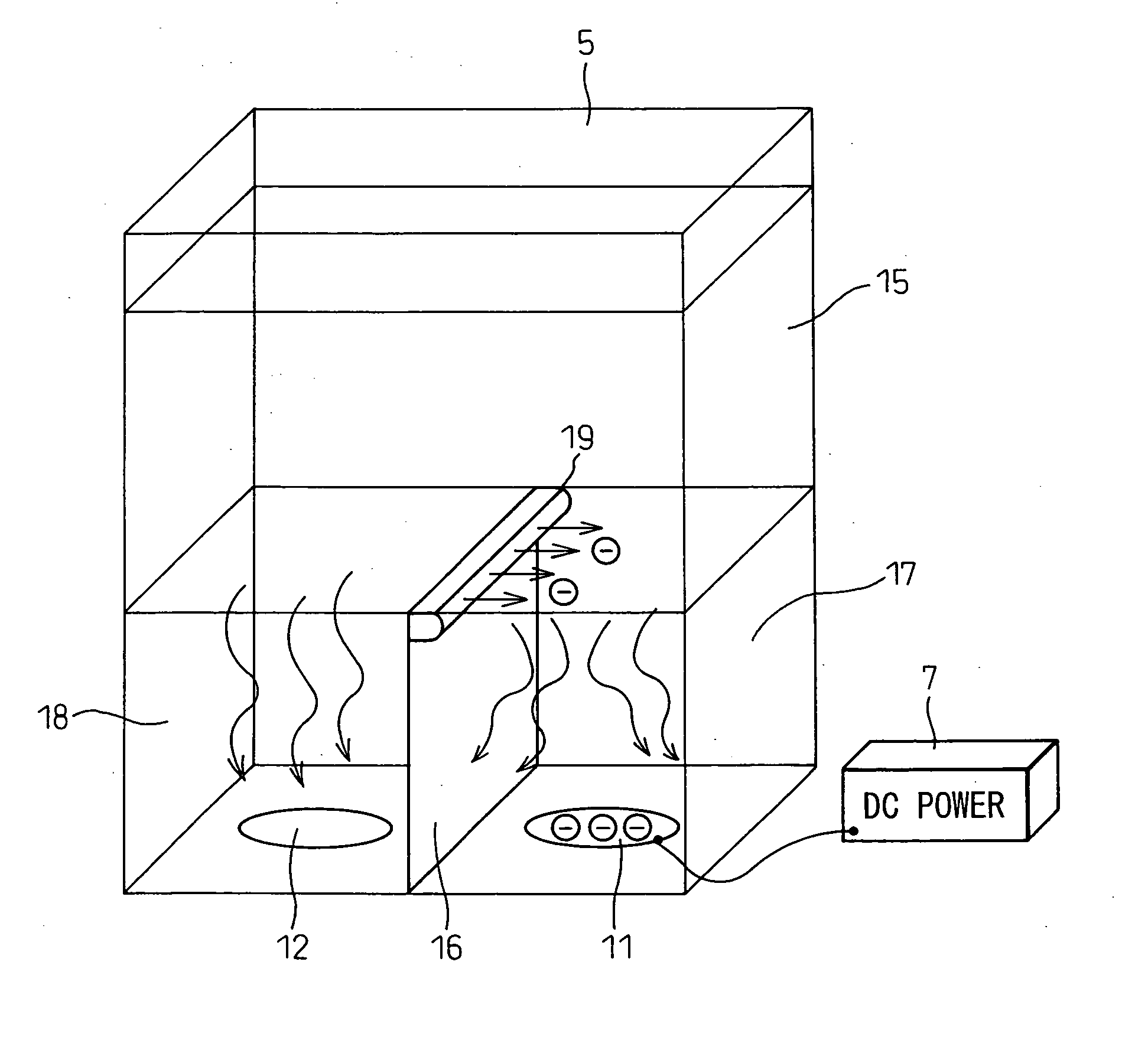 Particle sticking prevention apparatus and plasma processing apparatus