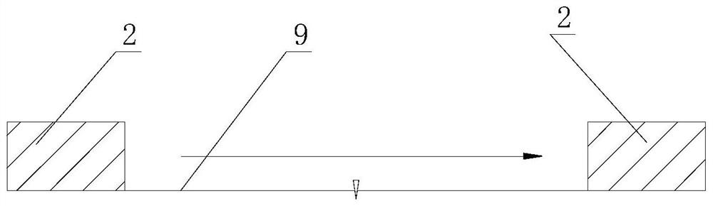 Ultrasonic guided wave nondestructive testing device and damage identification method for transmission conductor