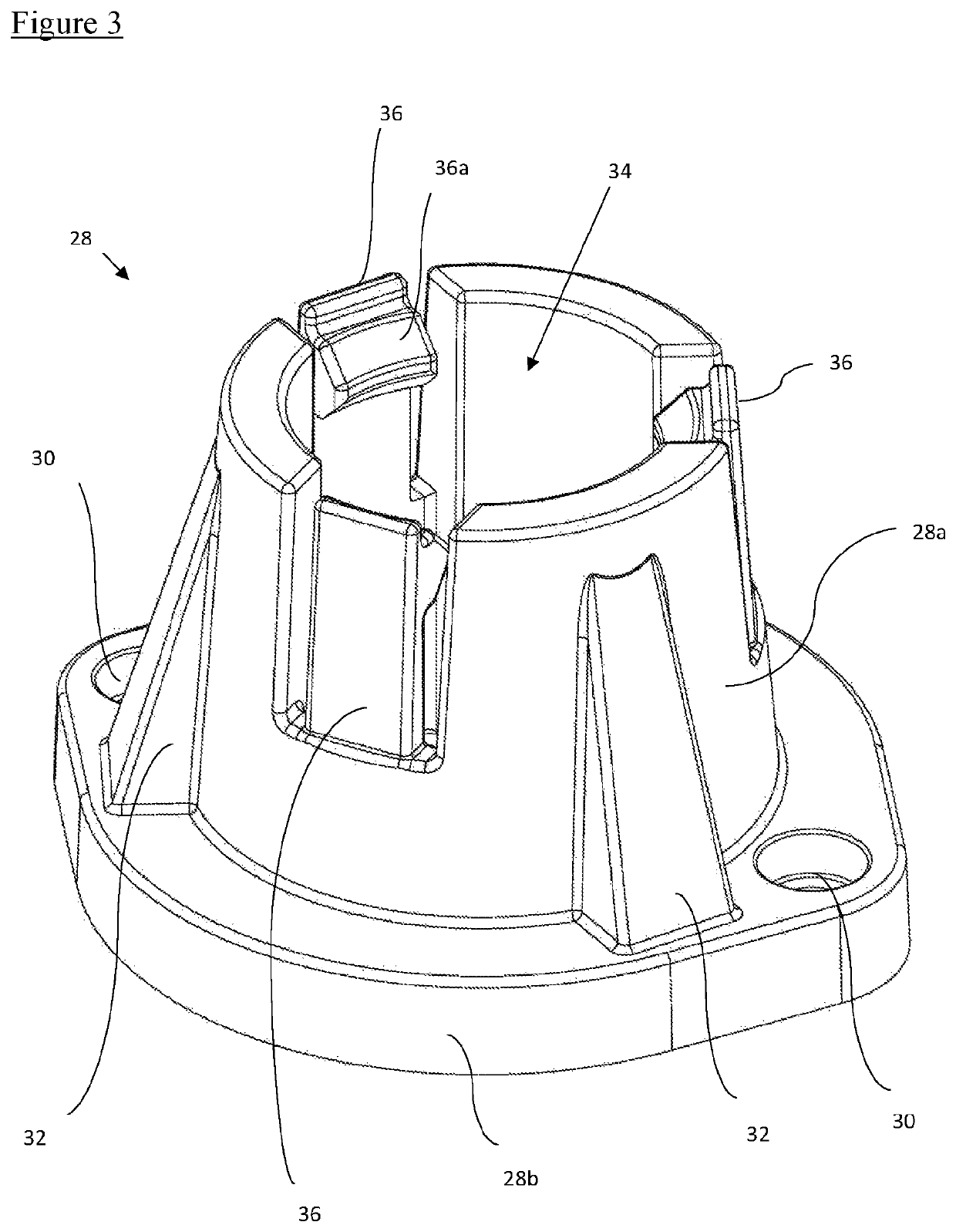 Magnetic rod guide for a filter