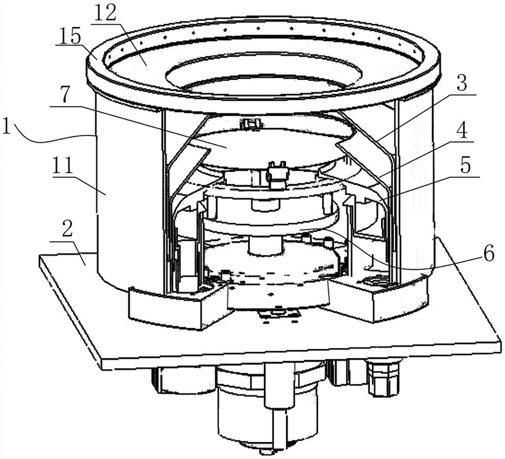 A wafer wet etching cleaning device