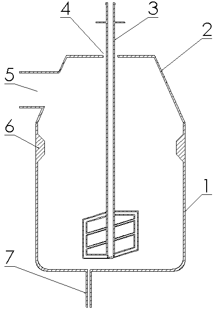 Glass material preparation crucible and preparation method