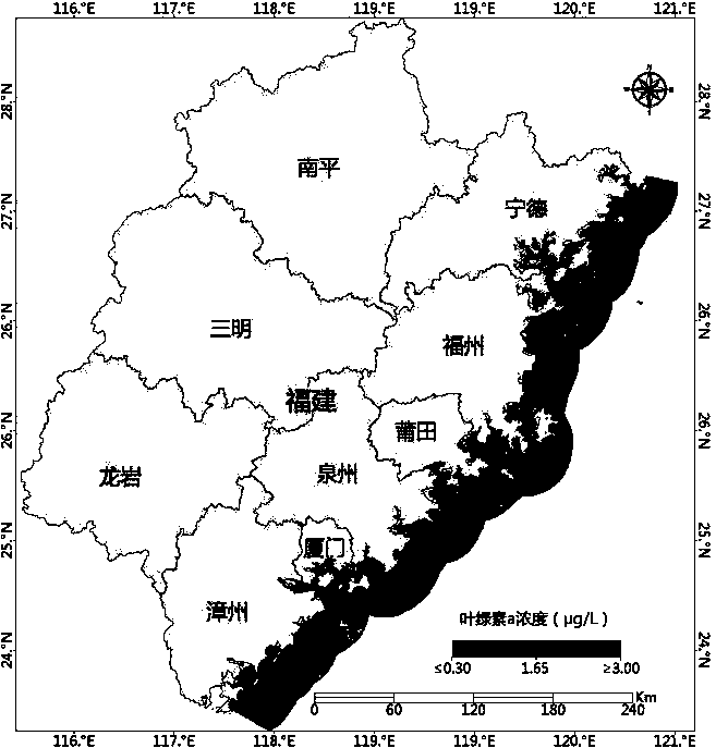 An improved random forest-based remote sensing inversion method for the concentration of chlorophyll a in an offshore water body