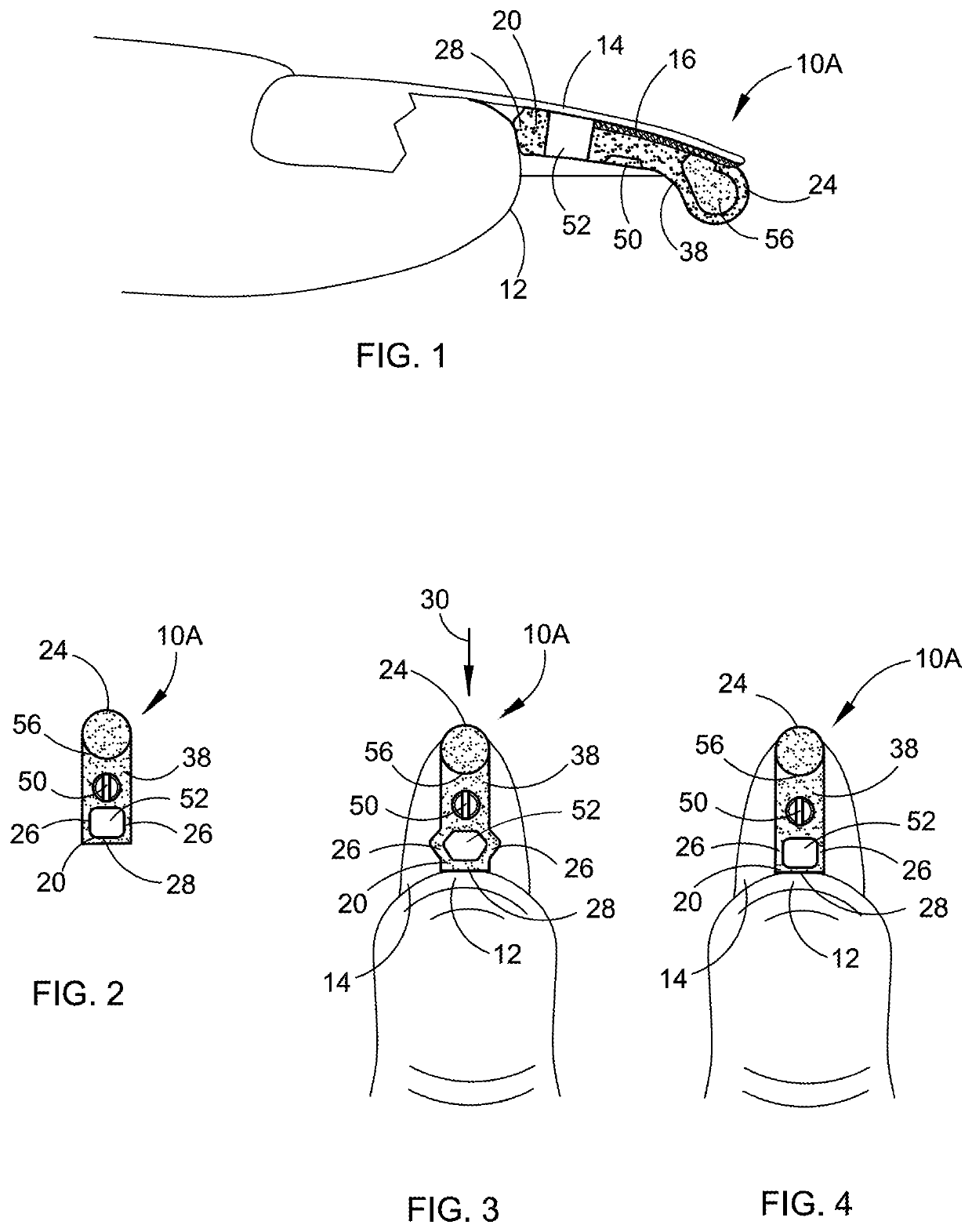 Fingernail attachable capacitive stylus