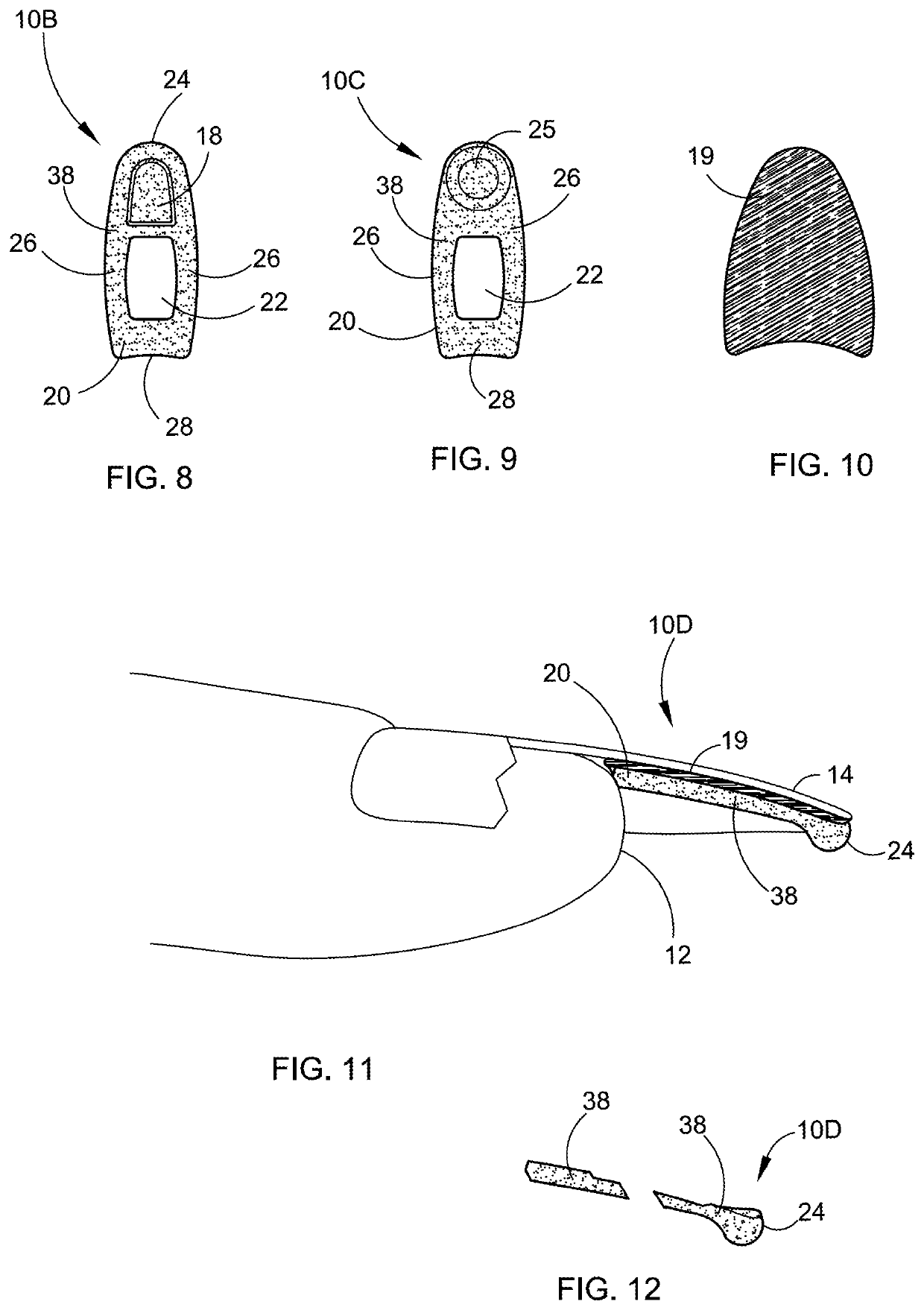 Fingernail attachable capacitive stylus