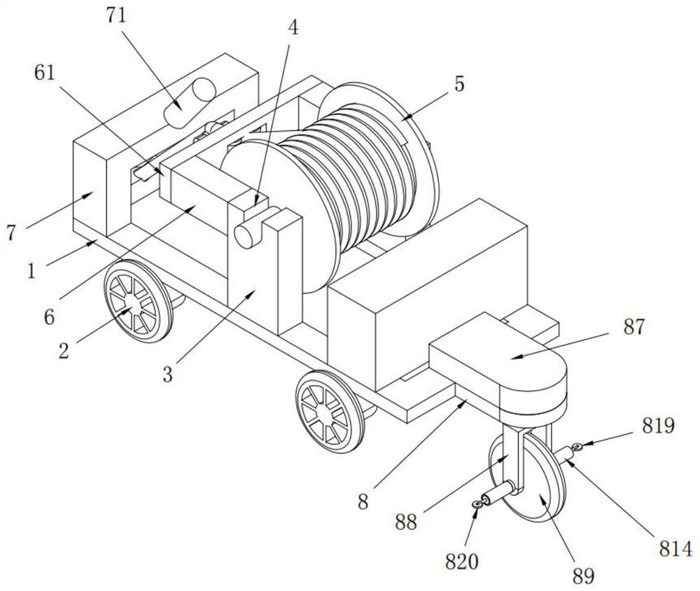 Peristaltic communication cable pay-off equipment