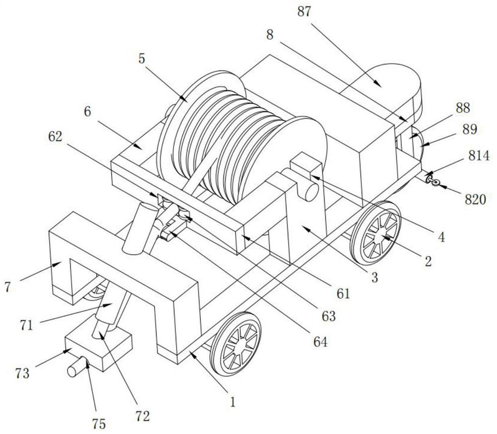 Peristaltic communication cable pay-off equipment