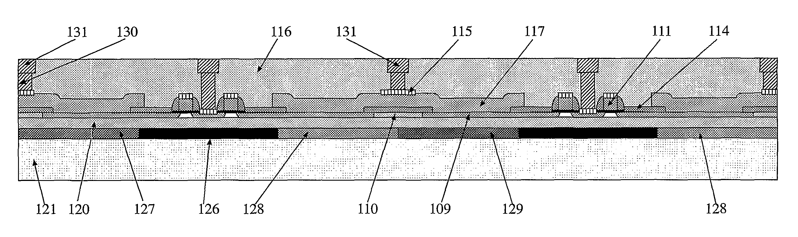 Layouts for the monolithic integration of CMOS and deposited photonic active layers