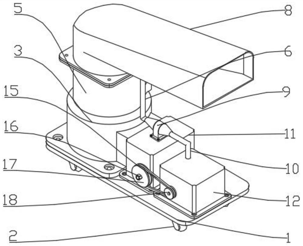 Efficient environment-friendly straw processing granulator