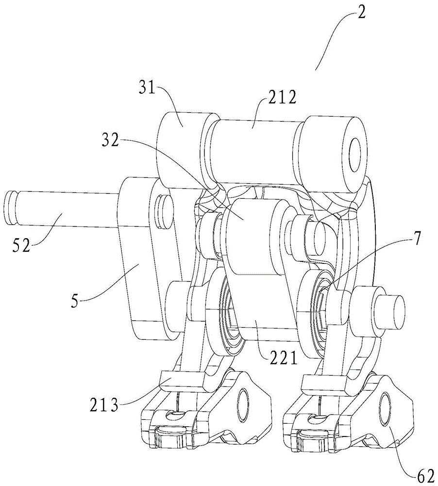 Valve train for engine and vehicle having same