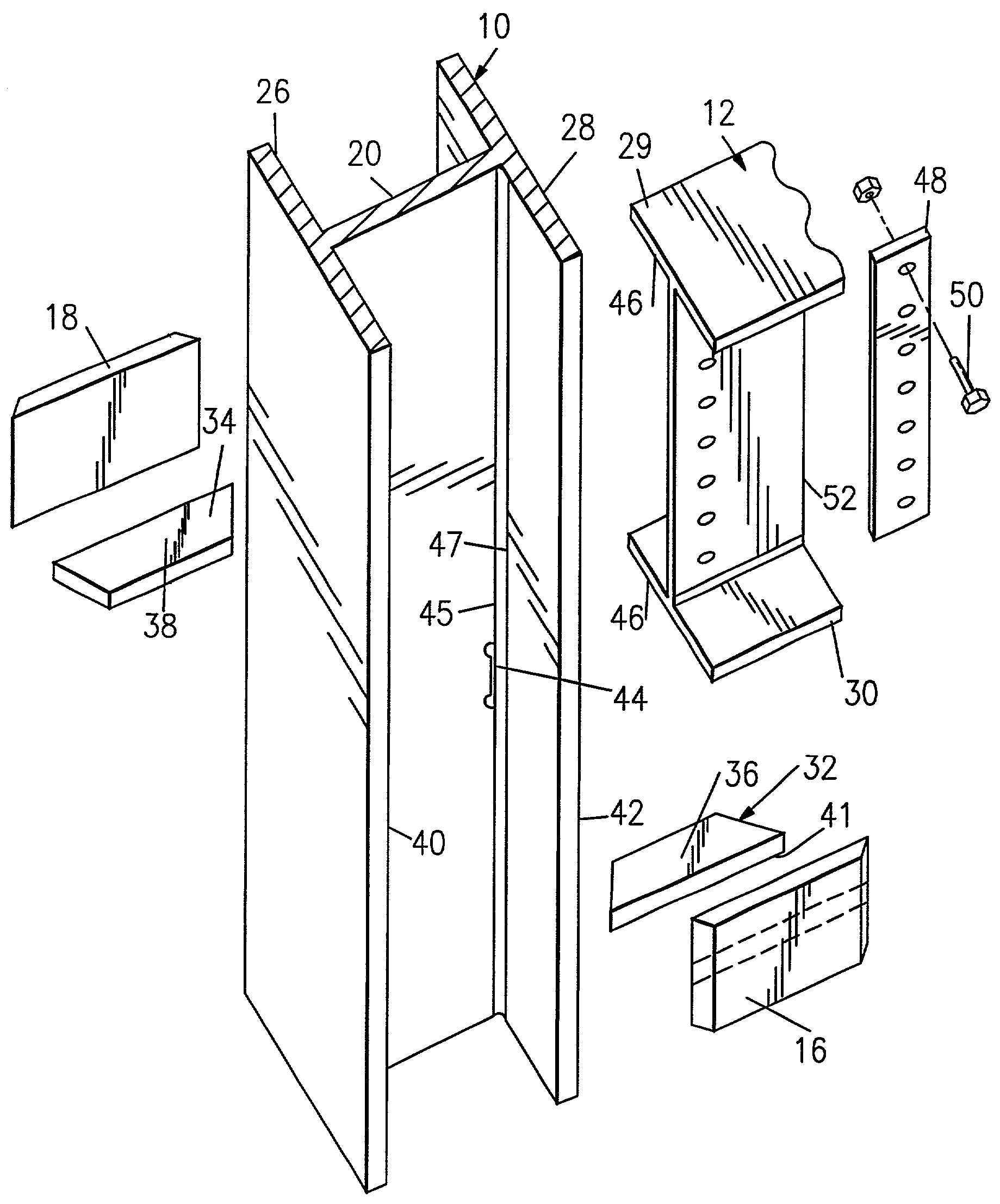 Steel frame stress reduction connection