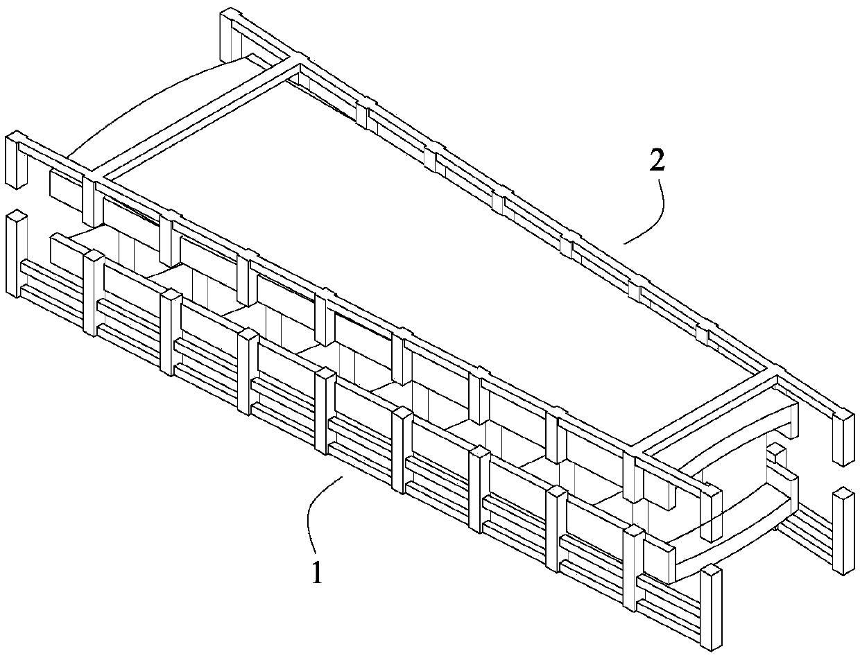 Oppositely-closing attitude-adjusting method based on multi-laser tracker measuring field