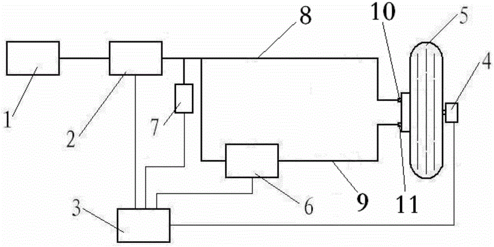 Airplane wheel brake system capable of selecting slipping braking mode according to braking pressure