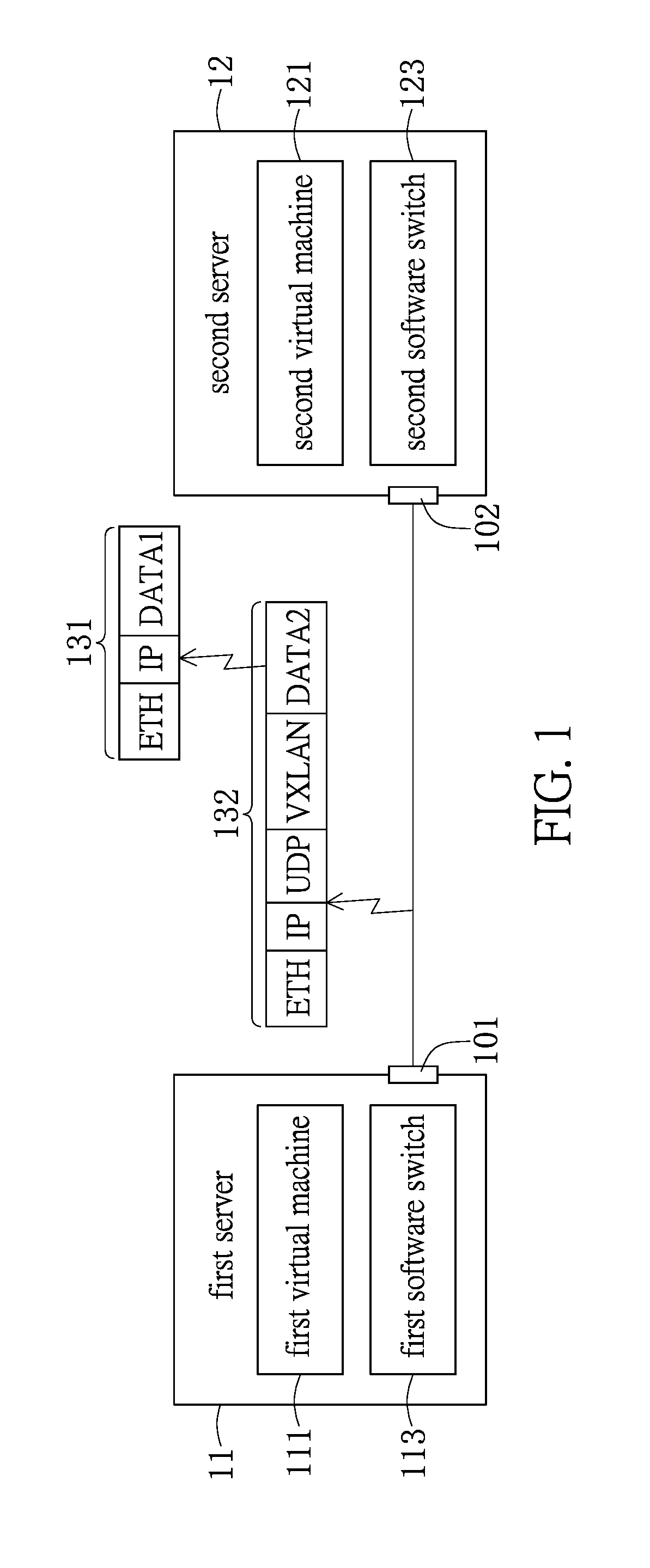 Method and system for extracting in-tunnel flow data over a virtual network