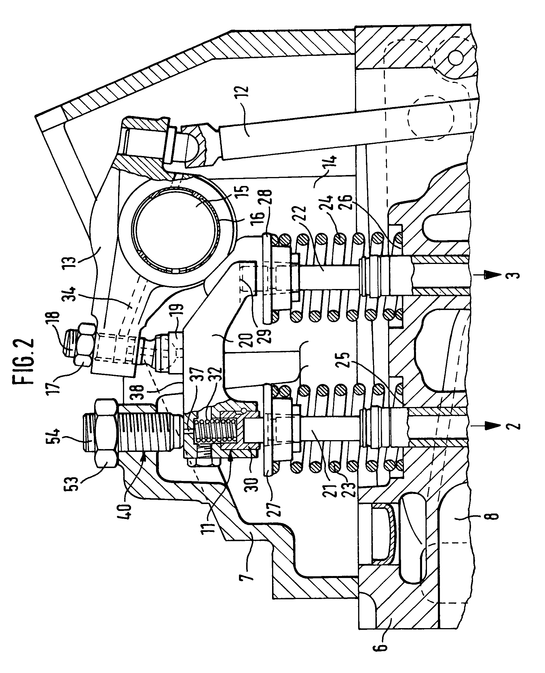 Engine air brake device for a 4-stroke reciprocating piston internal combustion engine