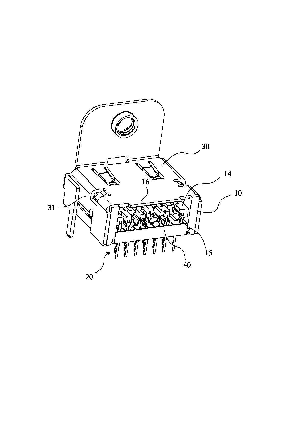 High definition multimedia interface (HDMI) connector and manufacturing method thereof