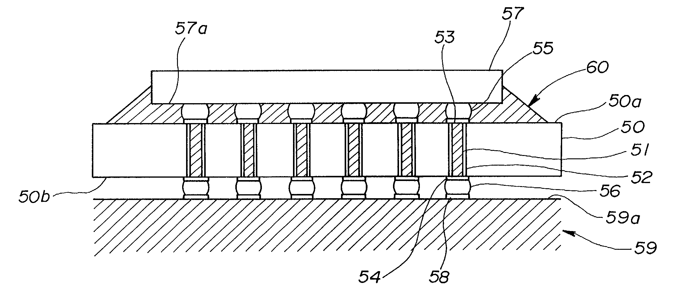 Front-and-back electrically conductive substrate