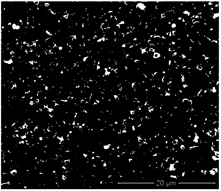 Hexagonal ferrite material with high anisotropy and low ferromagnetic resonance line width and preparation method