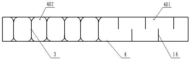 Movable acid liquid and acid gas integration treatment device and treatment process thereof