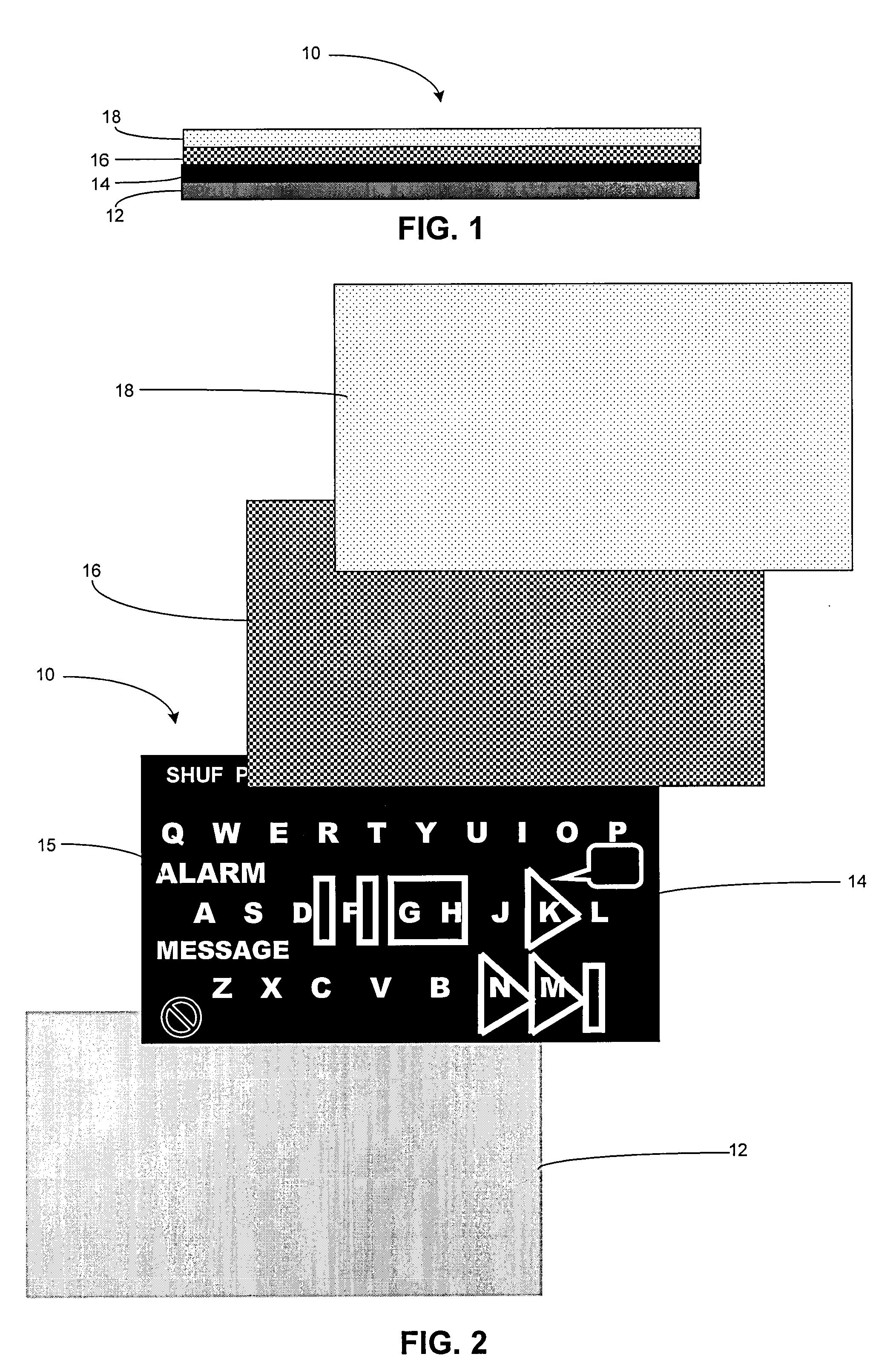 Smart glass touch display input device