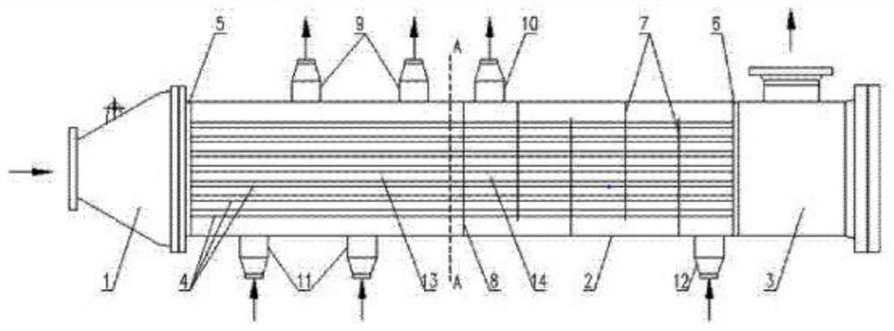 Purification system and purification method for flue gas from industrial incinerator