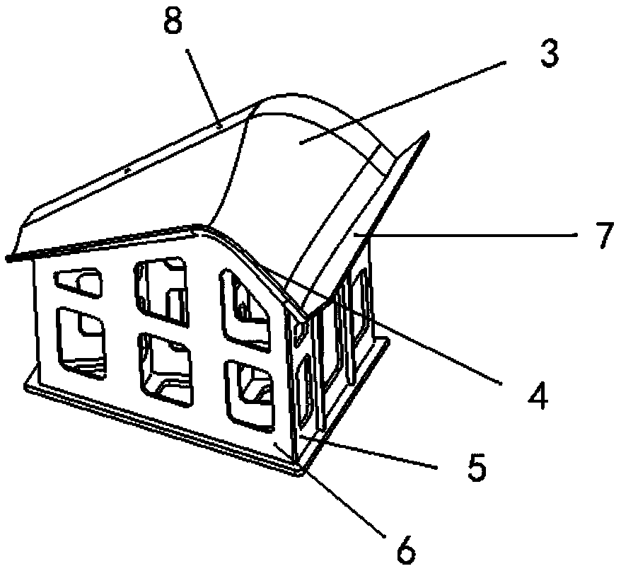 A molding tool for foam sandwich composite structure winglet