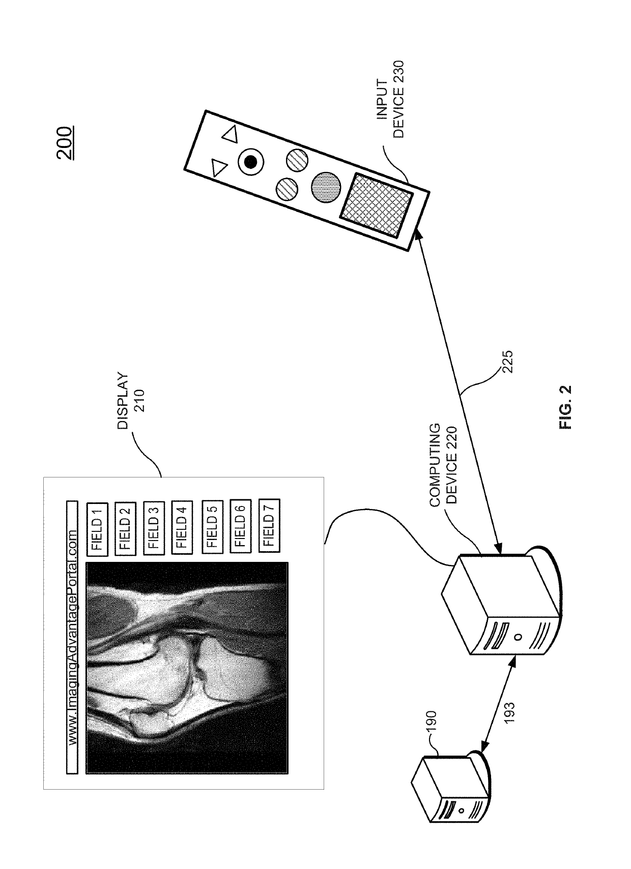 System and method for medical imaging report input