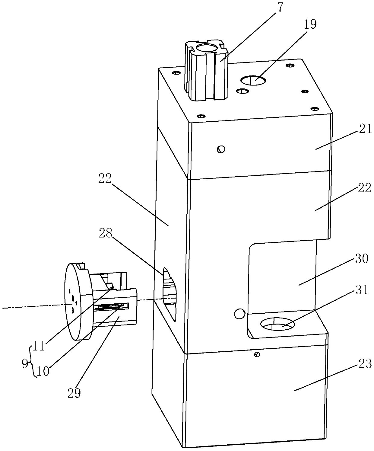 Ink viscosity detection device