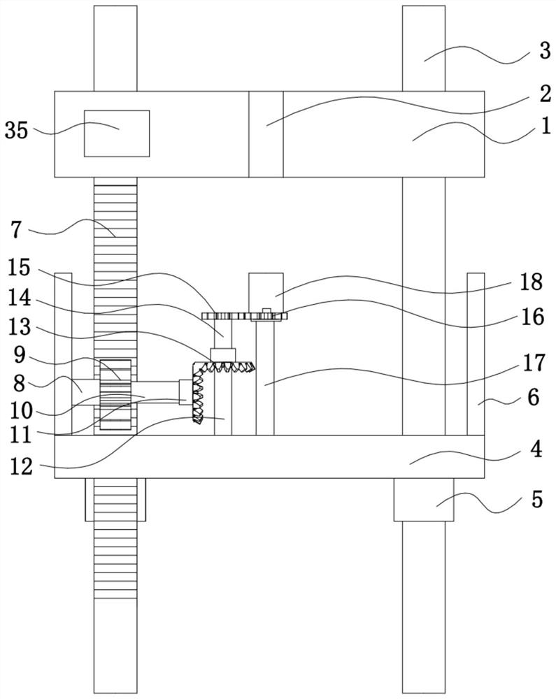 A thread automatic rotary mold ejector