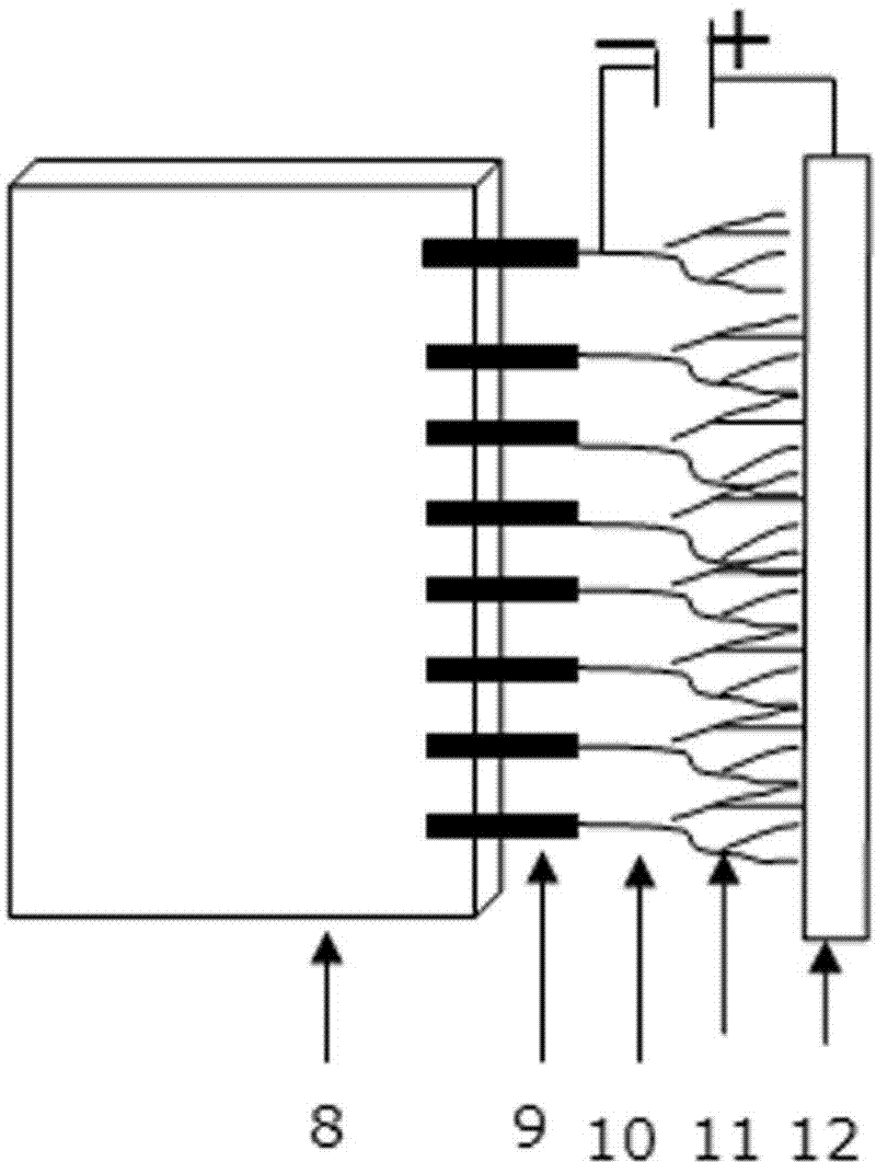 Method for preparing fluffy superfine fibers