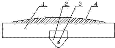 Novel climbing ladder for internal-climbing tower crane