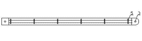 Novel climbing ladder for internal-climbing tower crane