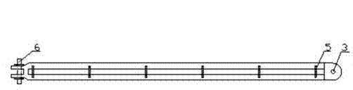 Novel climbing ladder for internal-climbing tower crane