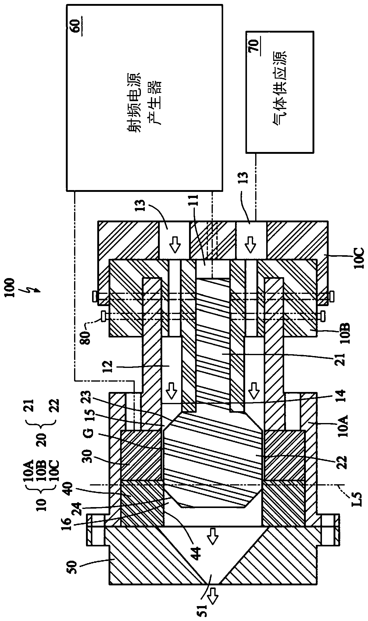 Field emission enhanced handheld atmospheric pressure plasma generator