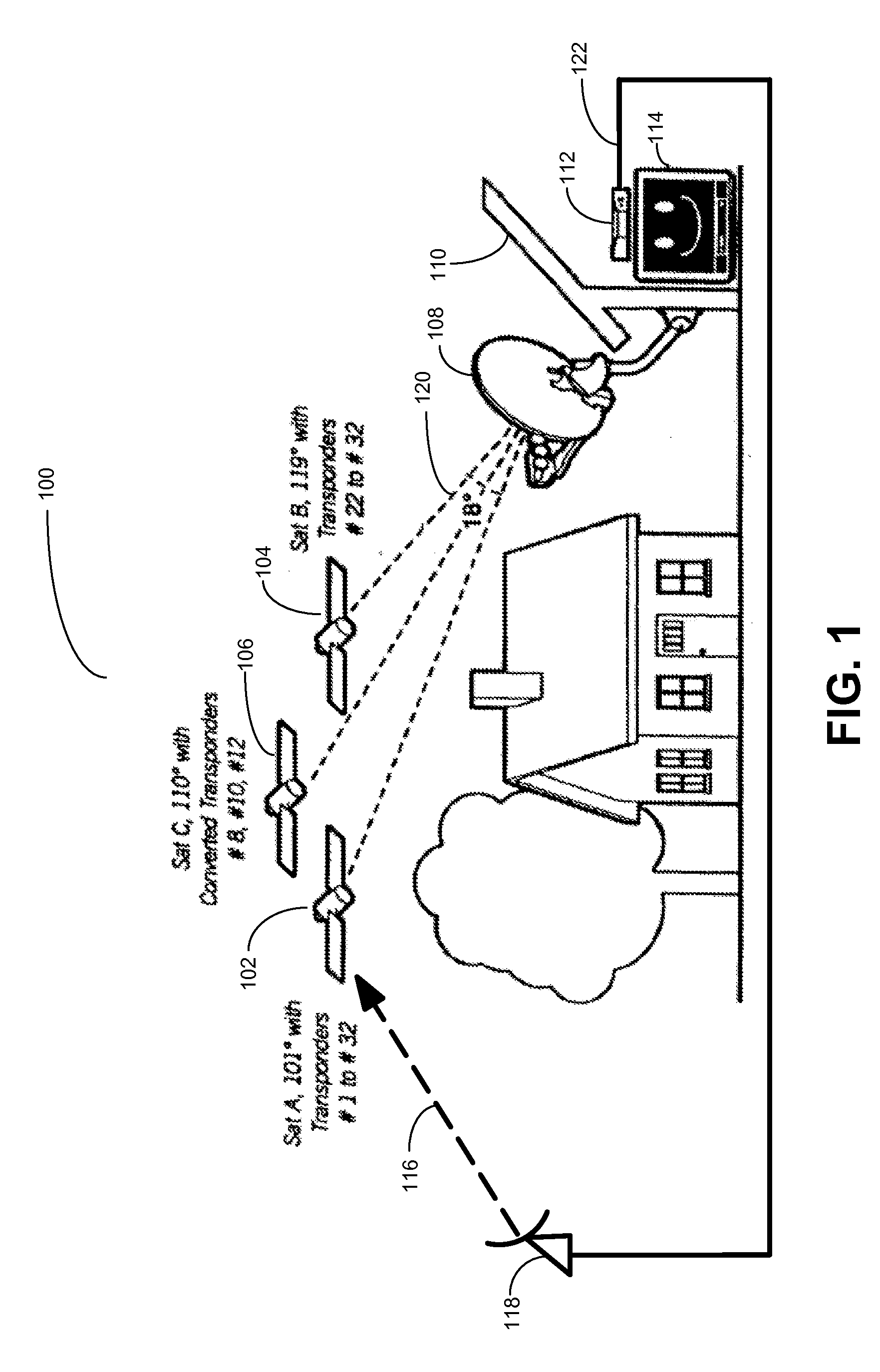 Integrated satellite-tv broadband wireless system