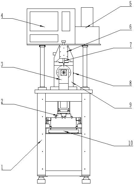 Automatic deep-groove-ball-bearing wear life testing machine