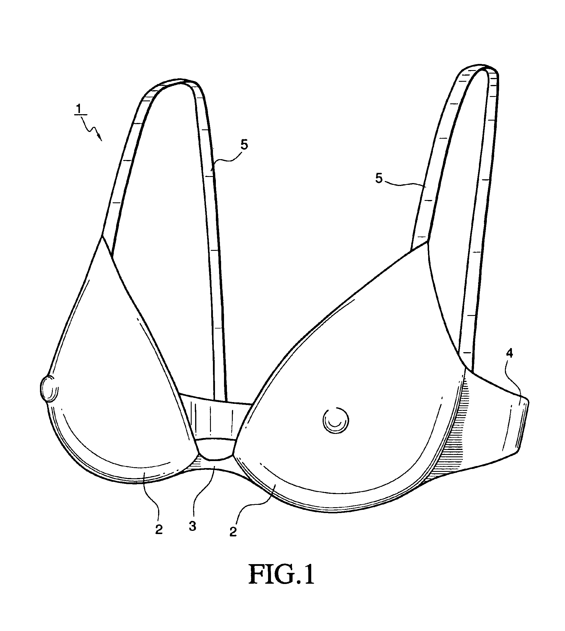 Natural shape enhancing brassiere