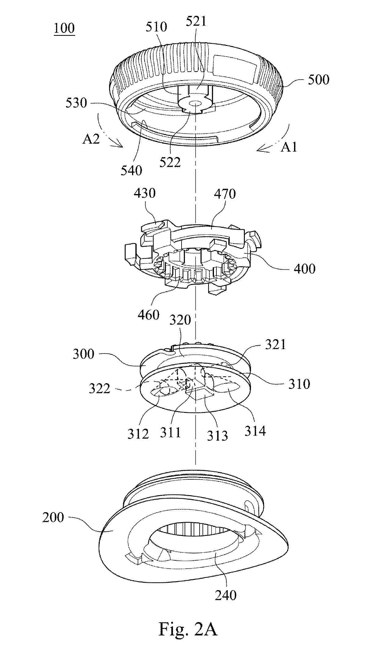 Fastening device and lace assembling method thereof