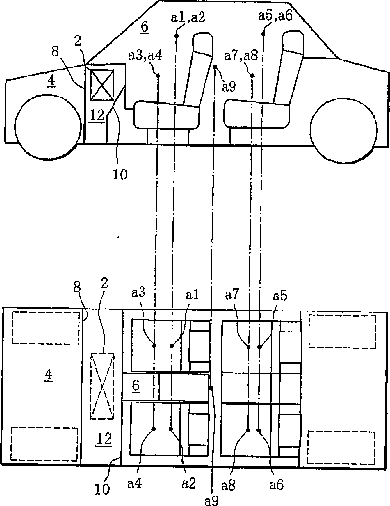 Automotive air conditioner with ionizer