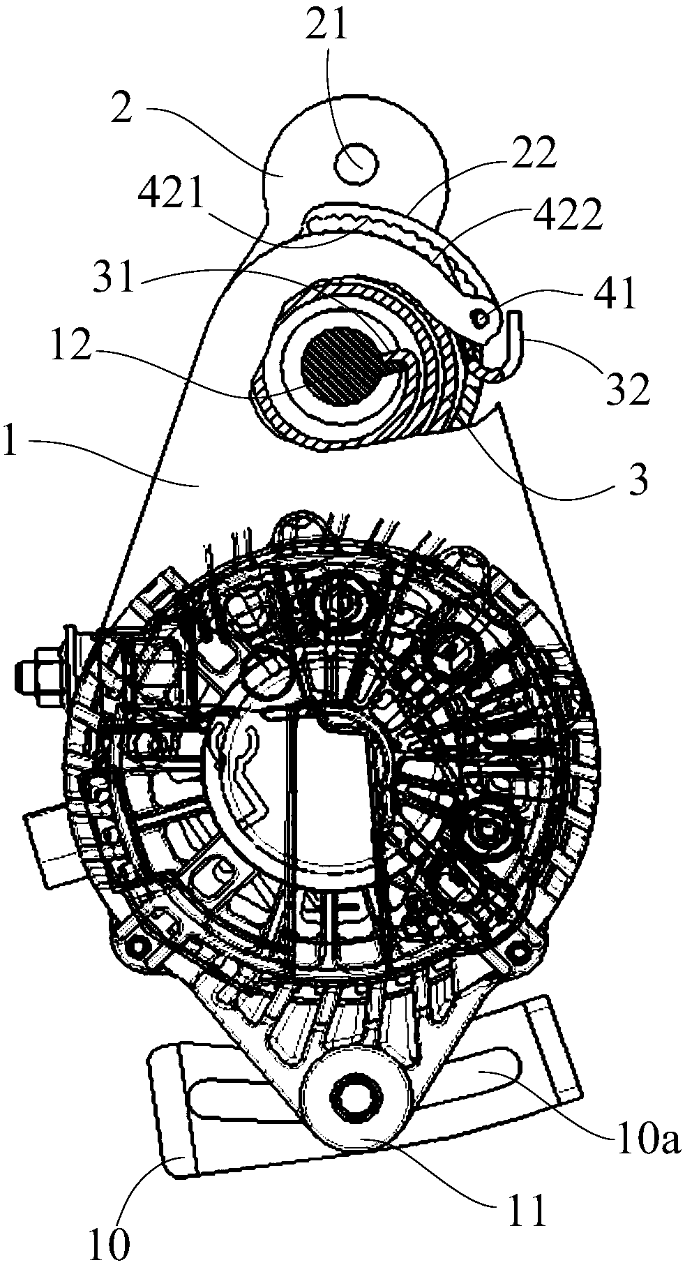 Automatic Tensioner and Automobile