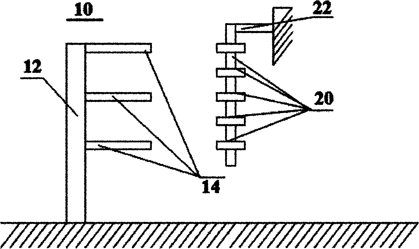 Walking distance correction device of stacker