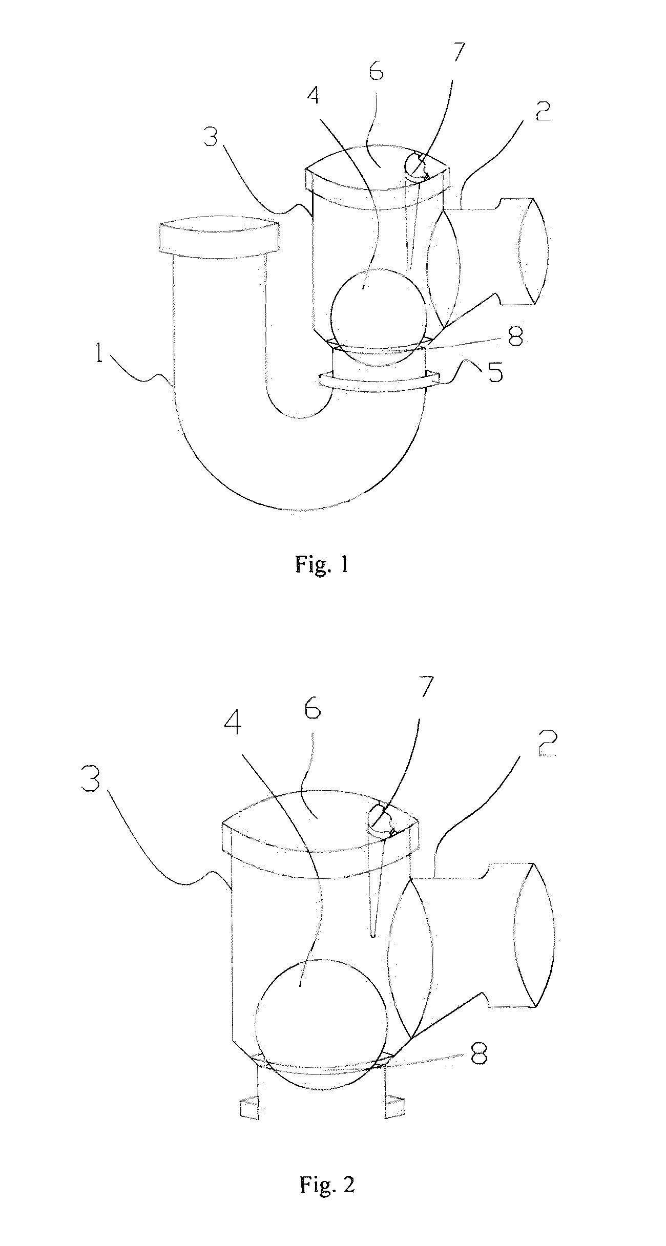 Drainage trapping cartridge and a drainage trapping device for preventing backflow of gas