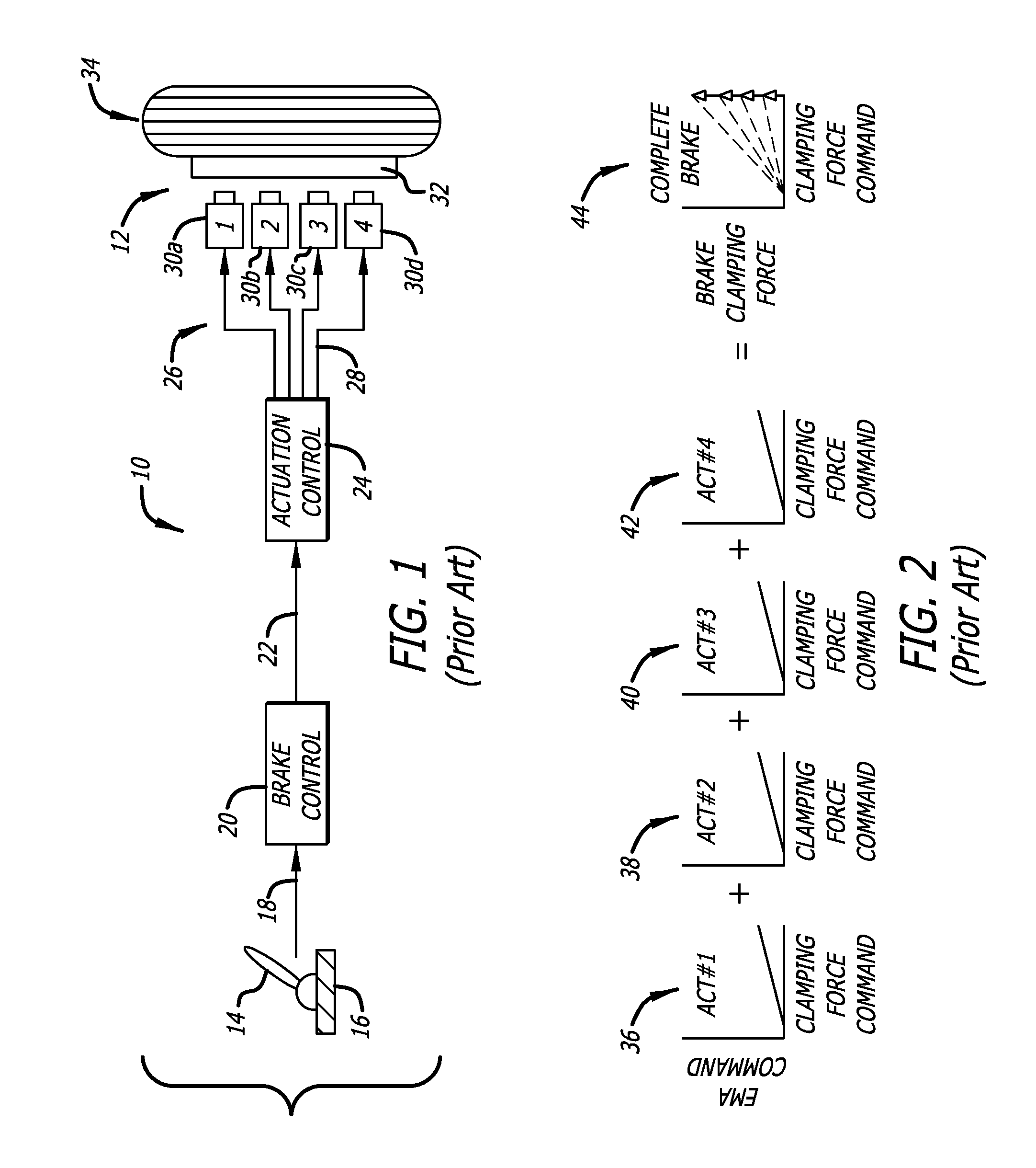 Electronic motor actuators brake inhibit for aircraft braking system